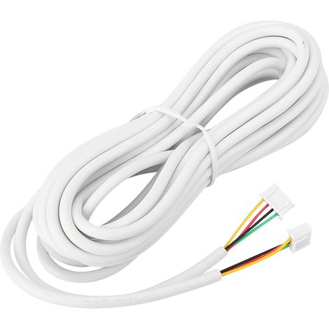 Câble en cuivre souple rond à 4 conducteurs de 30 m et de 0,3 mm de diamètre pour système de visiophone (1/5)