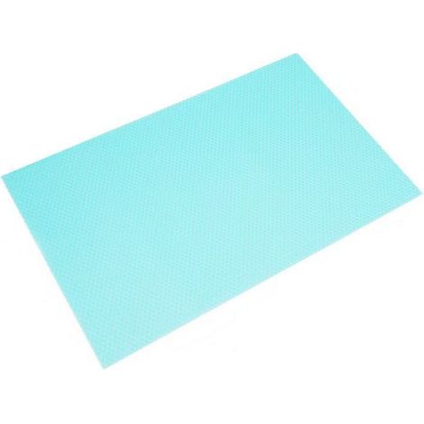 Tapis Réfrigérateur - Tapis Étanche Lavable en EVA pour Tiroirs et Étagères - Dimensions 45 x 29 cm - Bleu - 1 Pièce (1/5)