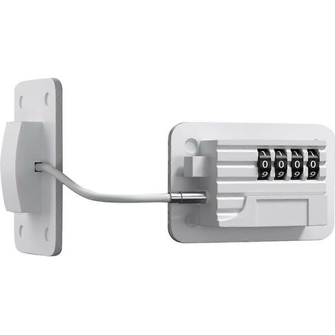 Serrure à combinaison à 4 chiffres pour réfrigérateurs, congélateurs et armoires, installation sans perçage (1/4)