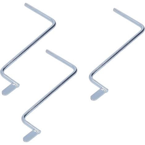 3 Pièces Tendeur de Grillage à Poignée en Acier Inoxydable, Outil de Tension Robuste pour Clôture Stable
