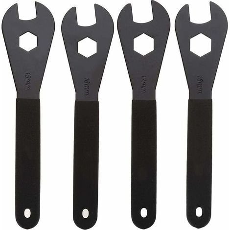 Clé à vélo - Clé à cône en Acier au Carbone Multifonction Durable Outil de réparation de vélo(15mm,16mm,17mm,18mm)-LIAIKI (1/5)