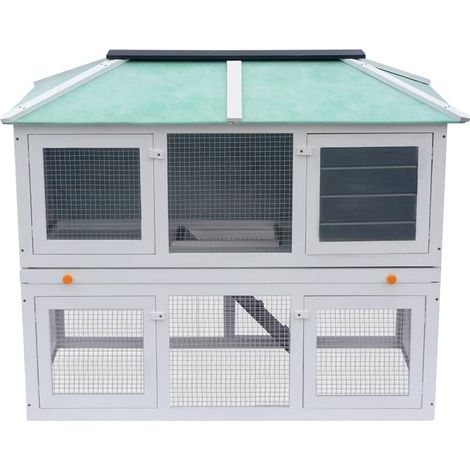 Cage double pour animaux Bois CFW96310 (1/5)