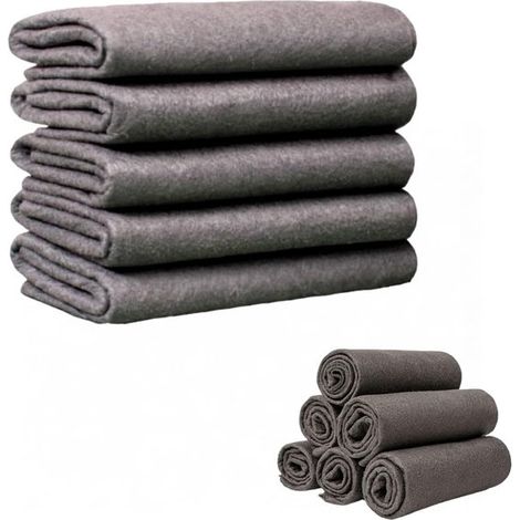 Paños de microfibra,Paño de microfibra y fibra de carbono ultra absorbente: antical,antimanchas para gafas,lavable (5 unidades) (1/2)