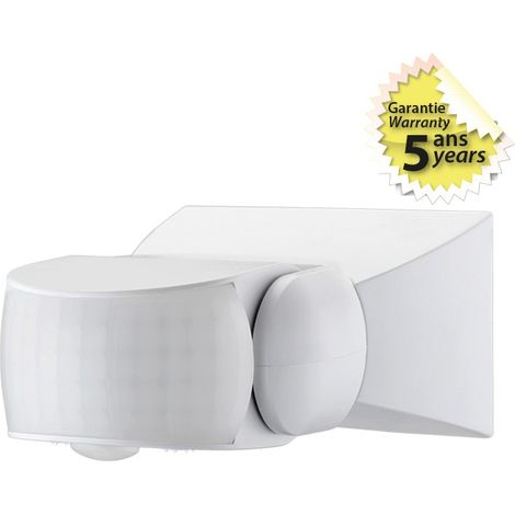 Détecteur de mouvement infrarouge 300W – Angle d'inclinaison 180°/360° – Zone de détection jusqu'à 12m – IP65 pour extérieur – Miidex Lighting (1/6)