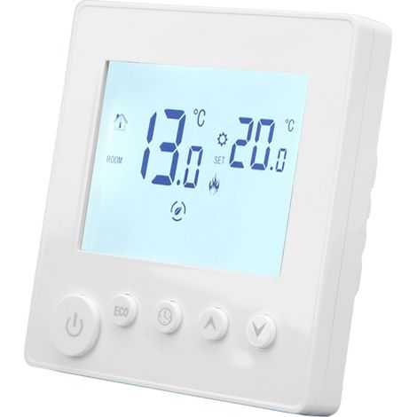Thermostat Intelligent Programmable LCD pour Chauffage Eau avec Minuterie 3A 90‑240V AC (1/5)