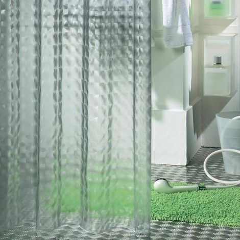 Bardusch-Rideau de douche PEVA, Transparent (1/2)