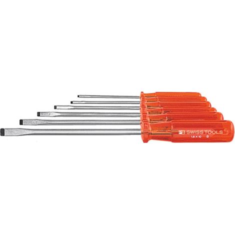 PB Swiss Tools Norm-Schraubendreher-Satz, mit Kunststoffheft, 6-teilig