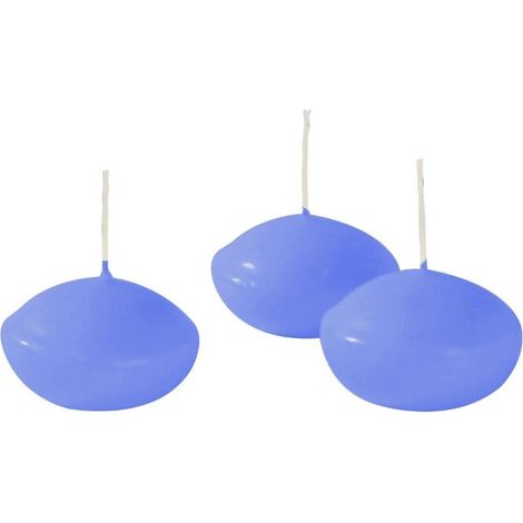 Cereria Di Giorgio Candele galleggianti D 4,5 Cm H 2,7 Cm Lavanda 20 Pz