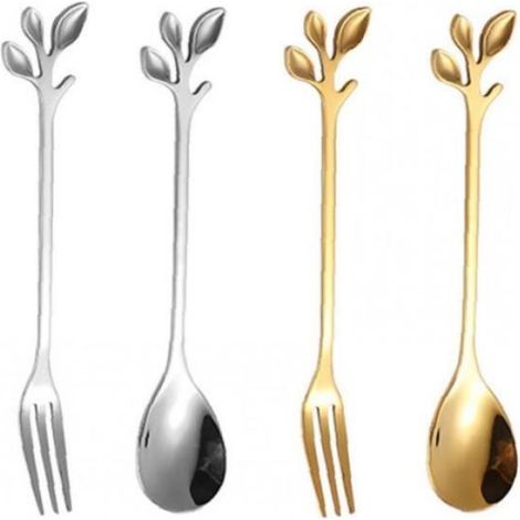 Cuillère À Dessert - Acier Inoxydable - 12 cm - Argent - 1 Pièce (1/4)
