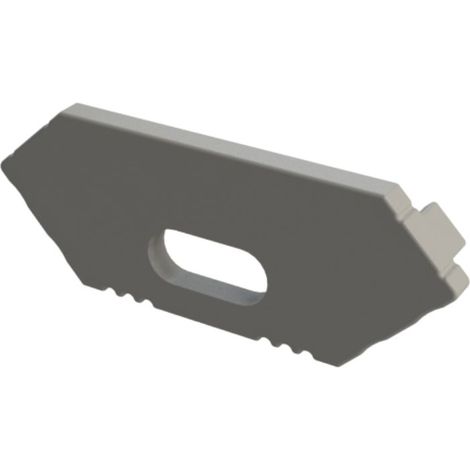 AL12-GLC1-AS-EC-O: GLC1-Endkappe grau mit Loch