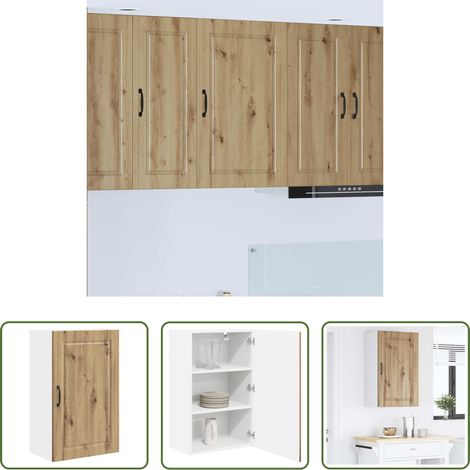 Holzschrank - Küchenschrank Artisan-Eiche 50 x 31 x 80 cm Holzwerkstoff (1/5)