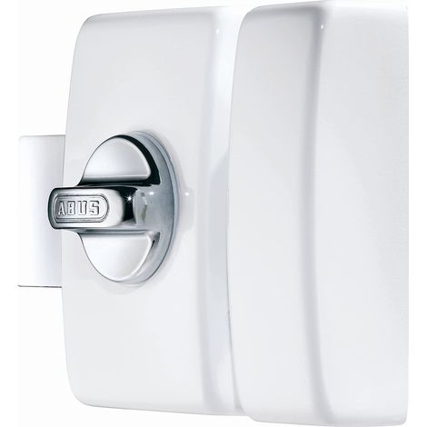 Verrou de Surete Abus V83 CB 45 W Bouton et Cylindre 45mm Blanc Vis Non Apparentes (1/3)