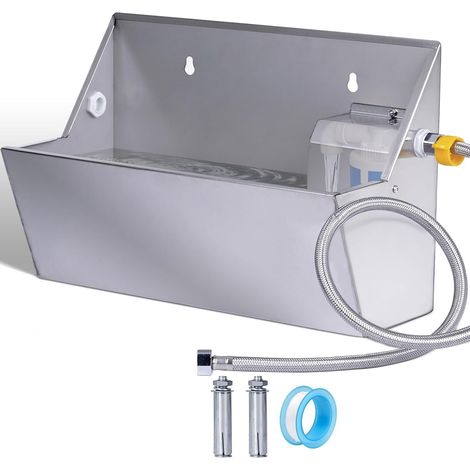 Abreuvoir Automatique pour Chiens 8L, Distributeur d'eau Automatique Extérieur, Mangeoire Abreuvoir pour Grands Chiots, Chevaux, Poulets, Volailles et Animaux de Ferme