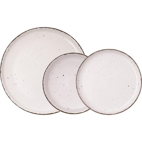 Quid Duna Stoviglie Ceramica 12 Pezzi - 4 Persone Beige (1/5)