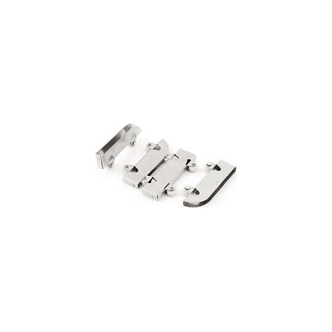 5pcs roulettes porte coulissante verre Double roues Acier inoxydable 5 mm (1/2)