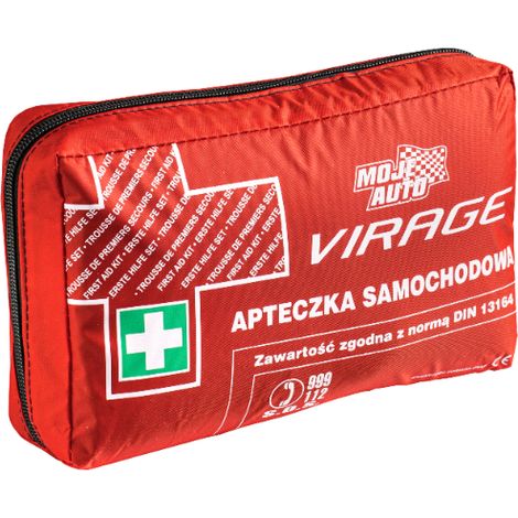 010623 VIRAGE - Kit di pronto soccorso per auto DIN 13164 (1/2)