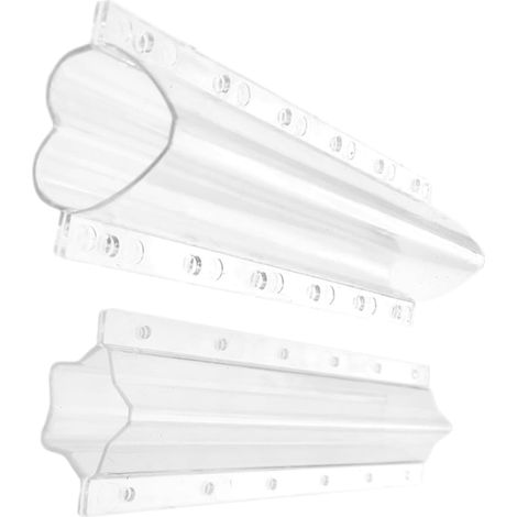 Kit de Moulage pour Concombres et Melons, 2 Moules Transparents Cœur et Étoile, Outils de Plantation pour Jardinage de Fruits et Légumes (1/5)
