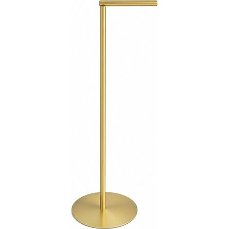 Porte-papier toilette sur pied en acier inoxydable (1/5)