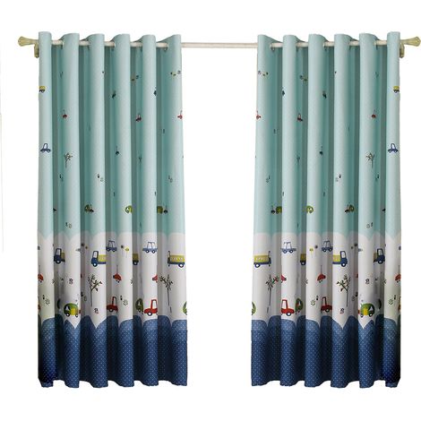 Ensemble de 2 Rideaux en Voile Dégradé à Oeillets - Polyester Changeant de Couleur - Décoration pour Salon, Chambre ou Bureau - Blanc et Gris 130x240cm (1/5)