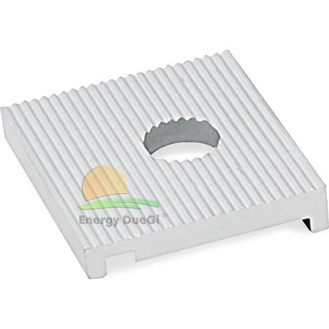 Piastrina di fissaggio in alluminio per pannelli solari termici EFMAX e FKF (1/3)