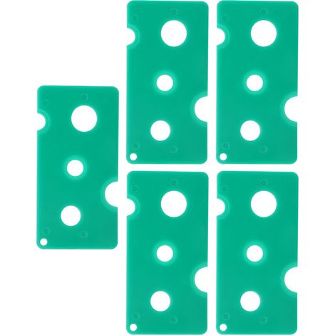 5 pièces dévissants pour flacons roll-on, ouvre-bouteilles portable huiles essentielles, accessoire pratique vert A021L