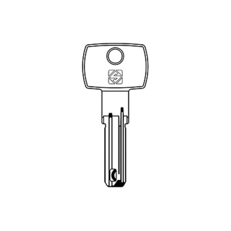 SILCA DM164 CHIAVE PUNZONATA NICHEL Q.TA 5