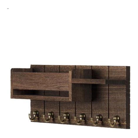 Générique Crochet de stockage de clés monté sur le mur avec 6 crochets porte mur de décoration pour la cuisinesalle de bain crochets salon 30cm (1/5)