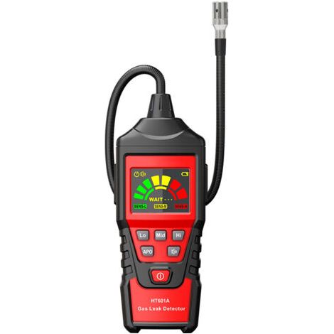 Détecteur de fuite de gaz portable Détecteur de fuite de propane et de gaz naturel Compteur PPM Renifleur de gaz combustible haute sensibilité 9999 PPM 20 % LEL