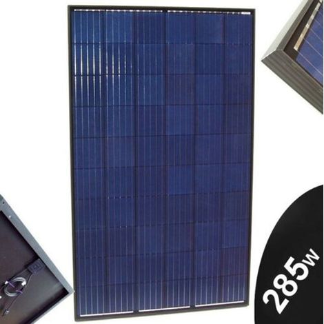 Solarmodul 285W Solarpanel 55407 Full Black Schwarz Polykristallin (1/5)