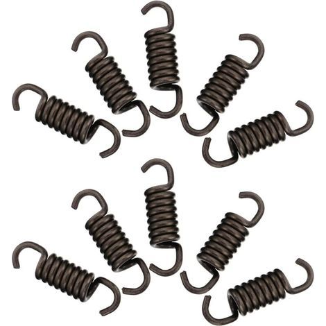Ressorts D'embrayage pour Débroussailleuse et Tondeuse à Gazon, 10 Pièces, Ressorts à Diaphragme Renforcé, Accessoires de Rechange pour Outils de Jardin Motorisés, Compatibles (1/5)