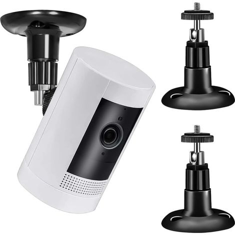 Set of 3 Ring Camera Wall Mounts - 360° Adjustable - Sturdy and Easy-to-Install Surveillance Mount for Ring Cameras - Ideal for Indoor and Outdoor Security (1/5)