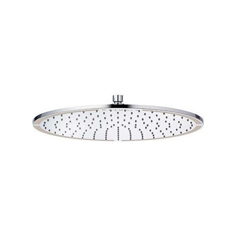 A-qa tête de douche métallique plate 400 mm