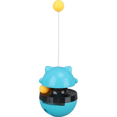 Distributeur de friandises pour chat, jouet distributeur de nourriture pour chat, balle interactive, puzzle pour chatons, jouet distributeur de nourriture, Pet Lake Blue (1/5)