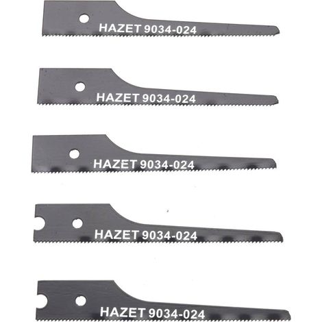 HAZET 9034-024/5 JEU DE 5 LAMES POUR SCIE SAUTEUSE (1/2)