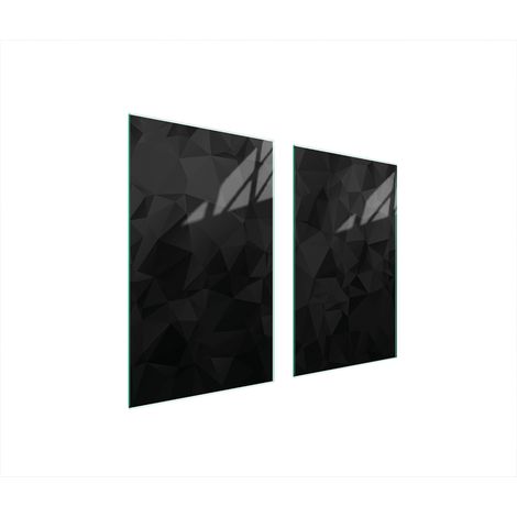GLASSCHUTZPLATTE FÜR HERD 75x52 SCHWARZ