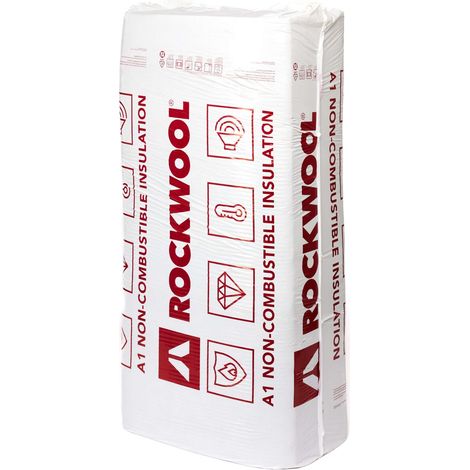 100mm Rockwool RW3 Acoustic Sound Insulation Slab (2.88m2/Pack)