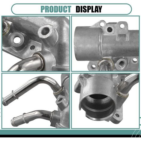 12597172 12607291 sind für Chevrolet Captiva Aluminium-Thermostatgehäuse geeignet. (1/4)
