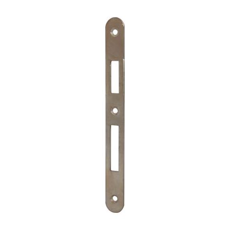 CONTROPIASTRA X SERRATURA PATENT 042T BONAITI - F.MM 22 B.TONDO OTTONATO- 5 pezzi