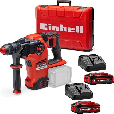 Einhell Professional 18/36V PXC Cordless SDS Hammer Drill HEROCCO 36/28 + x2 4ah (1/4)