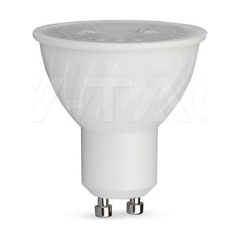 Foco LED V-TAC con chip CREE GU10 de 6 W, 110°, 3000 K, regulable (1/2)