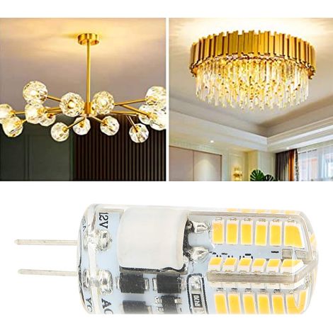 G4 48 LED 3W 300LM Bi-Pin-Lampe, nicht dimmbar, für AC/DC 12V Kronleuchter (warmweiß 2700K/3100K) (1/5)