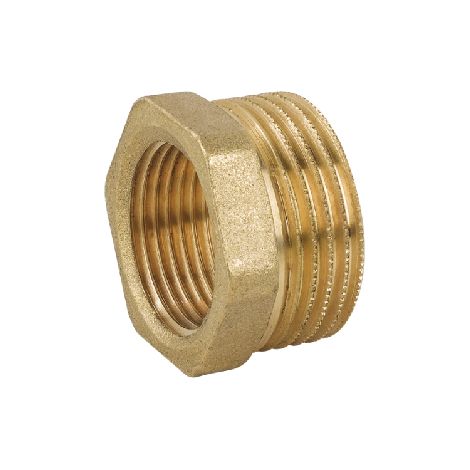 Riduzione mf in ottone giallo  1/2 x 1/4CAVAL
