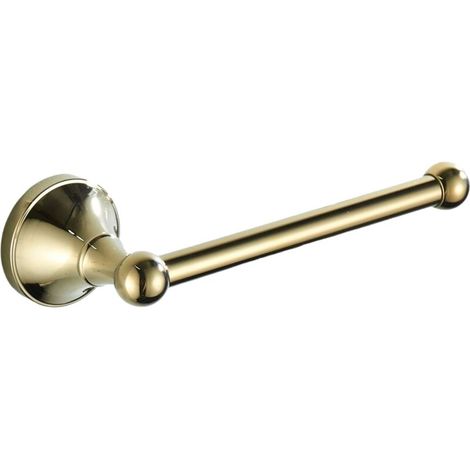Toilettenpapierrollenhalter, Wandmontage, Messing, 20 cm / 7,87 Zoll, Gold (1/5)