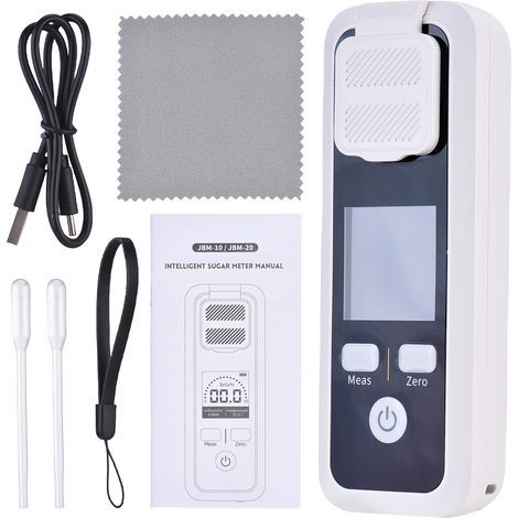 Portable Digital Brix Refractometer 0-32% for Fruits, Coffee, Beer, Vegetables - Rechargeable IPS Screen (1/5)