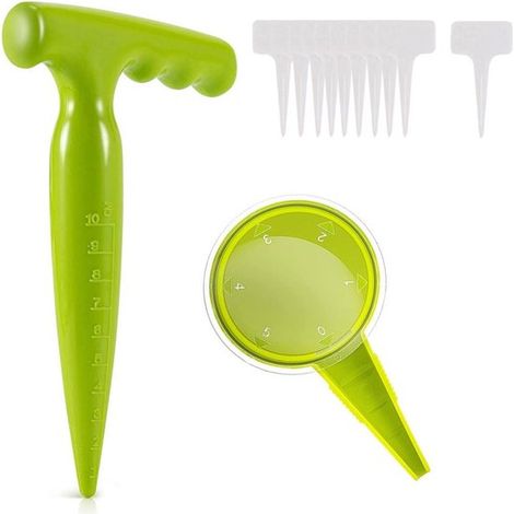 Dailygoods - Juego de sembradoras de plantas de 5 tamaños - Manivela ergonómica