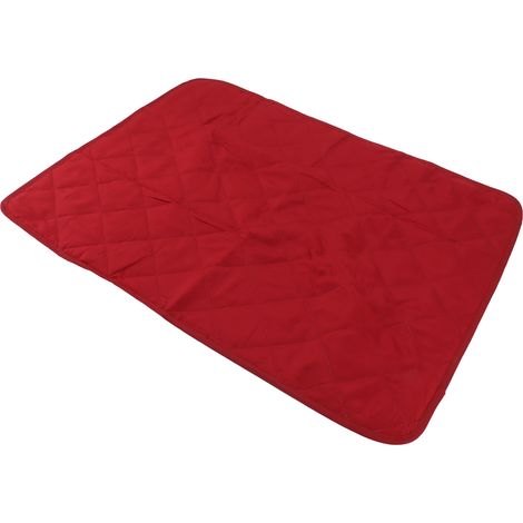Coussins de siège en mousse absorbante et antidérapante, rouge bordeaux, 56 x 73 cm, pour la maison et la cantine. (1/5)