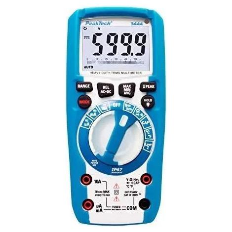 Multímetro digital PeakTech P 3444 resistente 6000 puntos