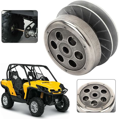 Poulie d'embrayage arrière compatible avec scooters, karts et quads LINHAI 260cc, 250cc et 300cc (16 dents cannelées) (1/5)