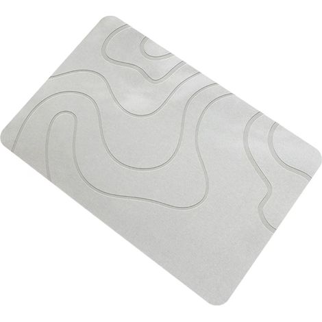 1 Alfombrilla de baño antideslizante, de rápida absorción, de tierra de diatomeas, para baño y cocina. (1/5)