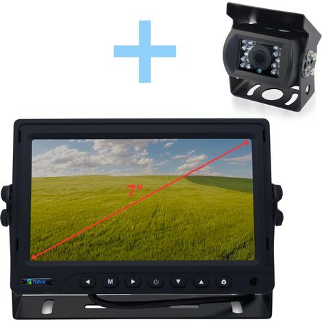 Kit per la vista posteriore Yatek Display AHD da 7" + telecamera posteriore 1080P per il parcheggio